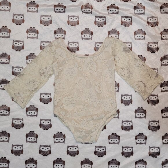 ❄️ 12m | Long Sleeved Lace Bodysuit/Onesie - Picture 1 of 2